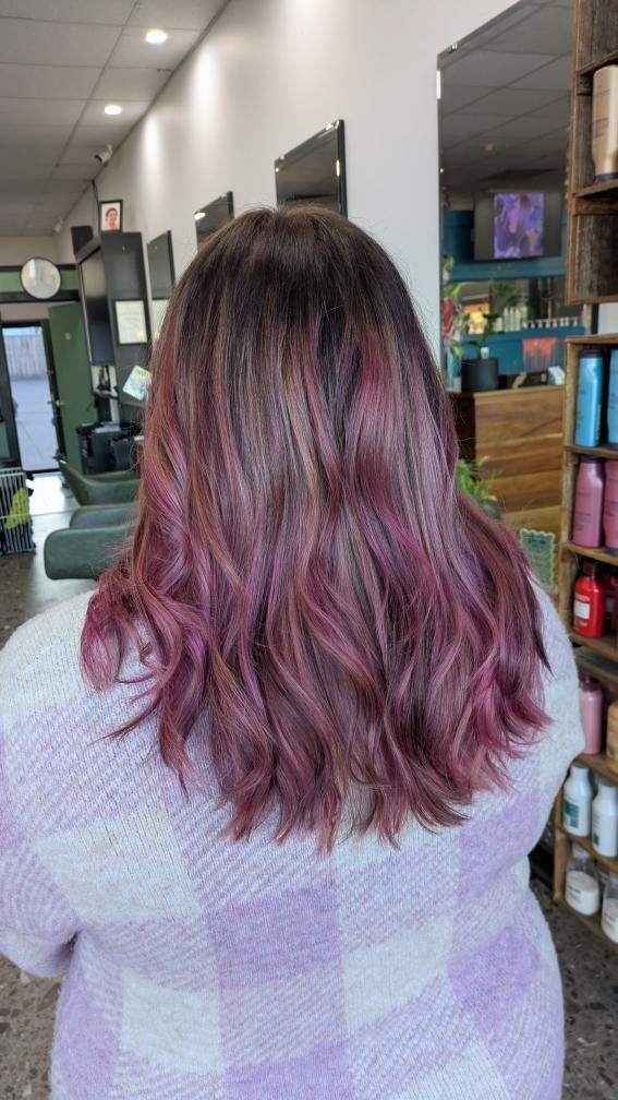 Colour correction result at Salon Eve Geelong