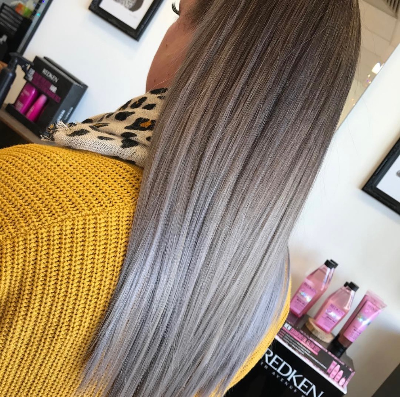 Balayage hand painted colour technique at Salon Eve Geelong