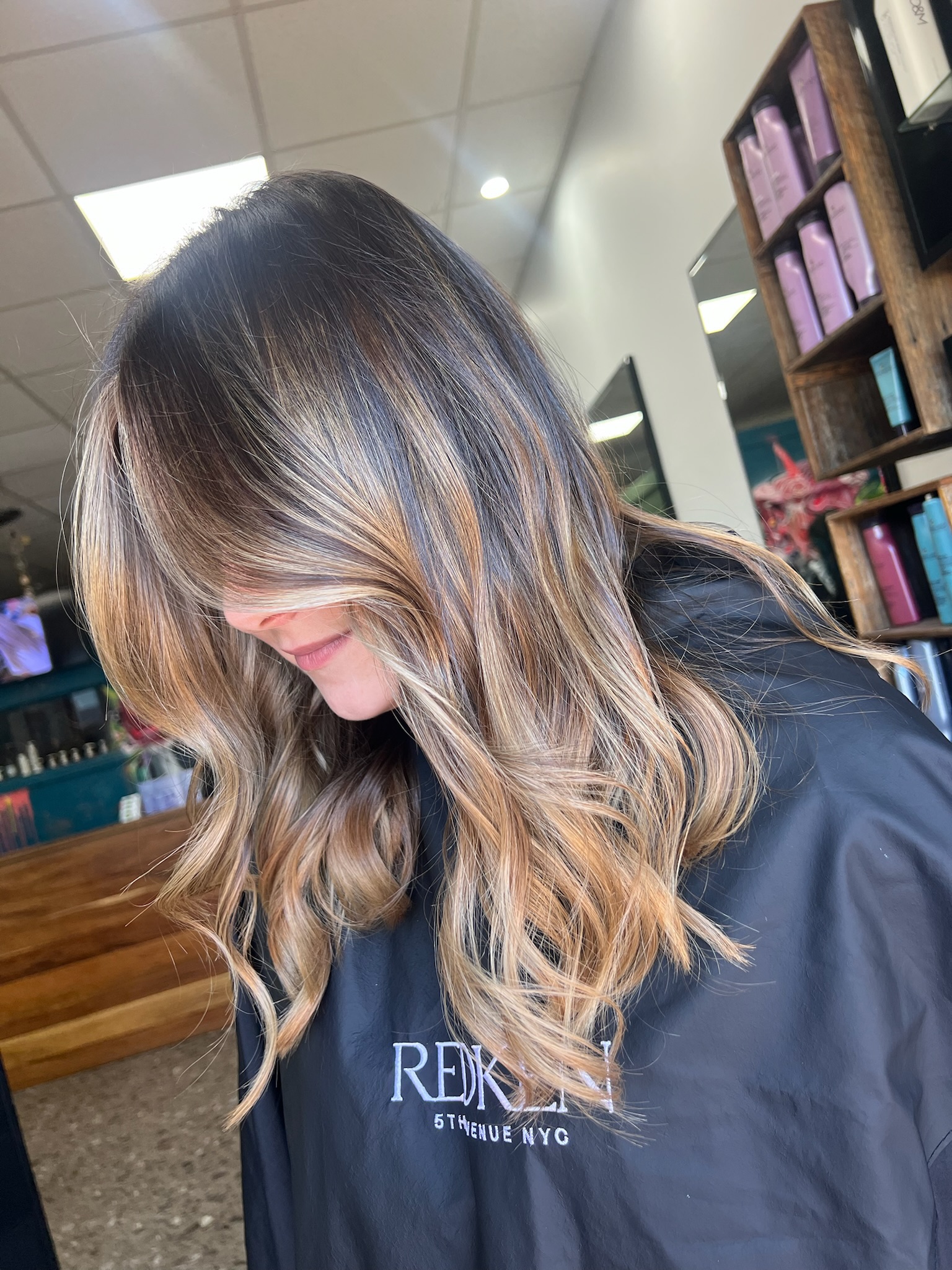 Balayage result at Salon Eve Geelong