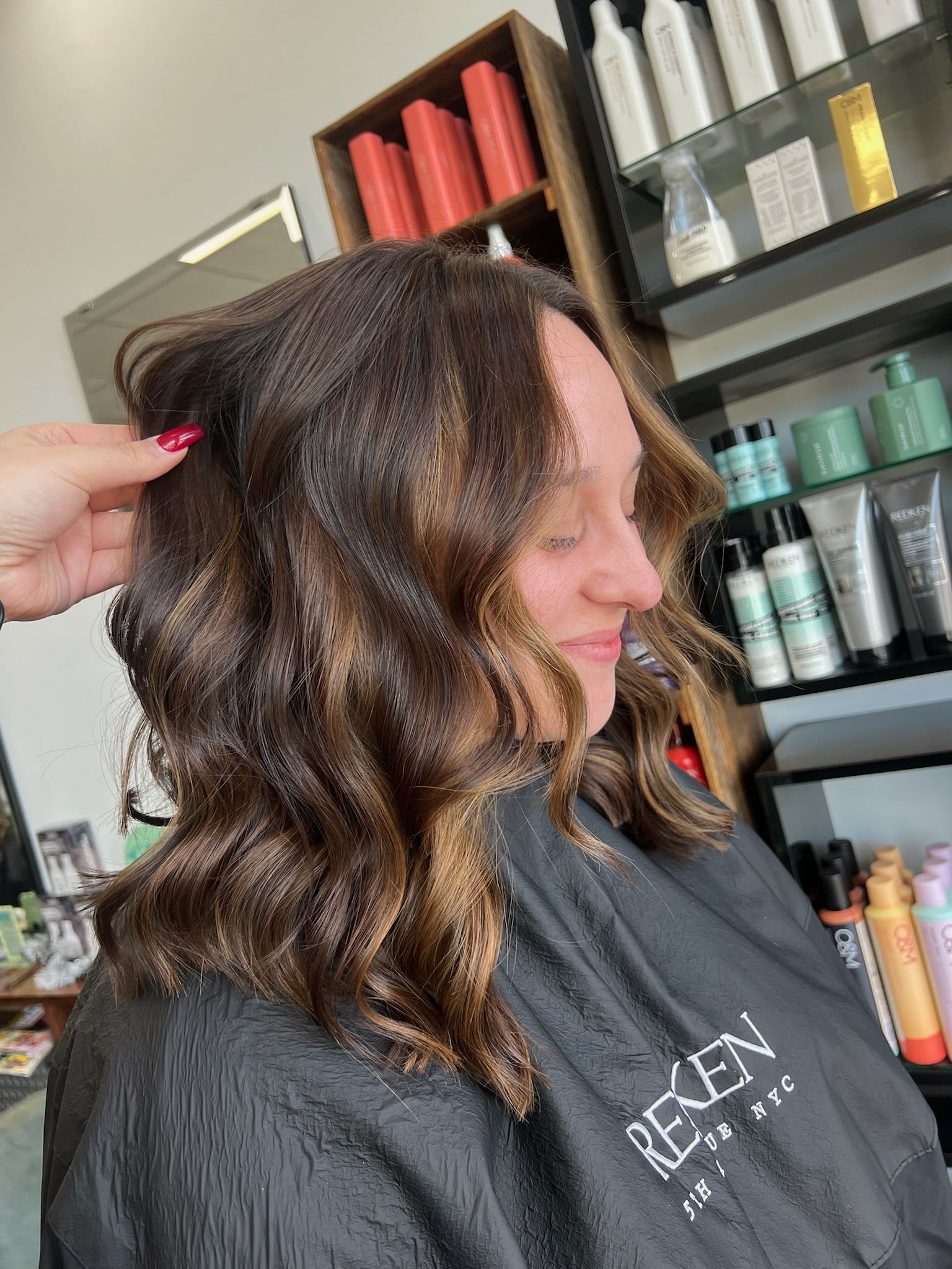 Hair colour result at Salon Eve Geelong