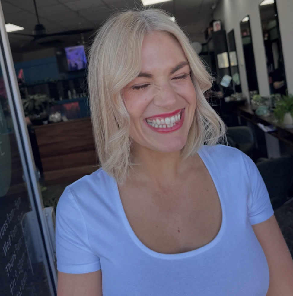 Blonde hair result at Salon Eve Geelong