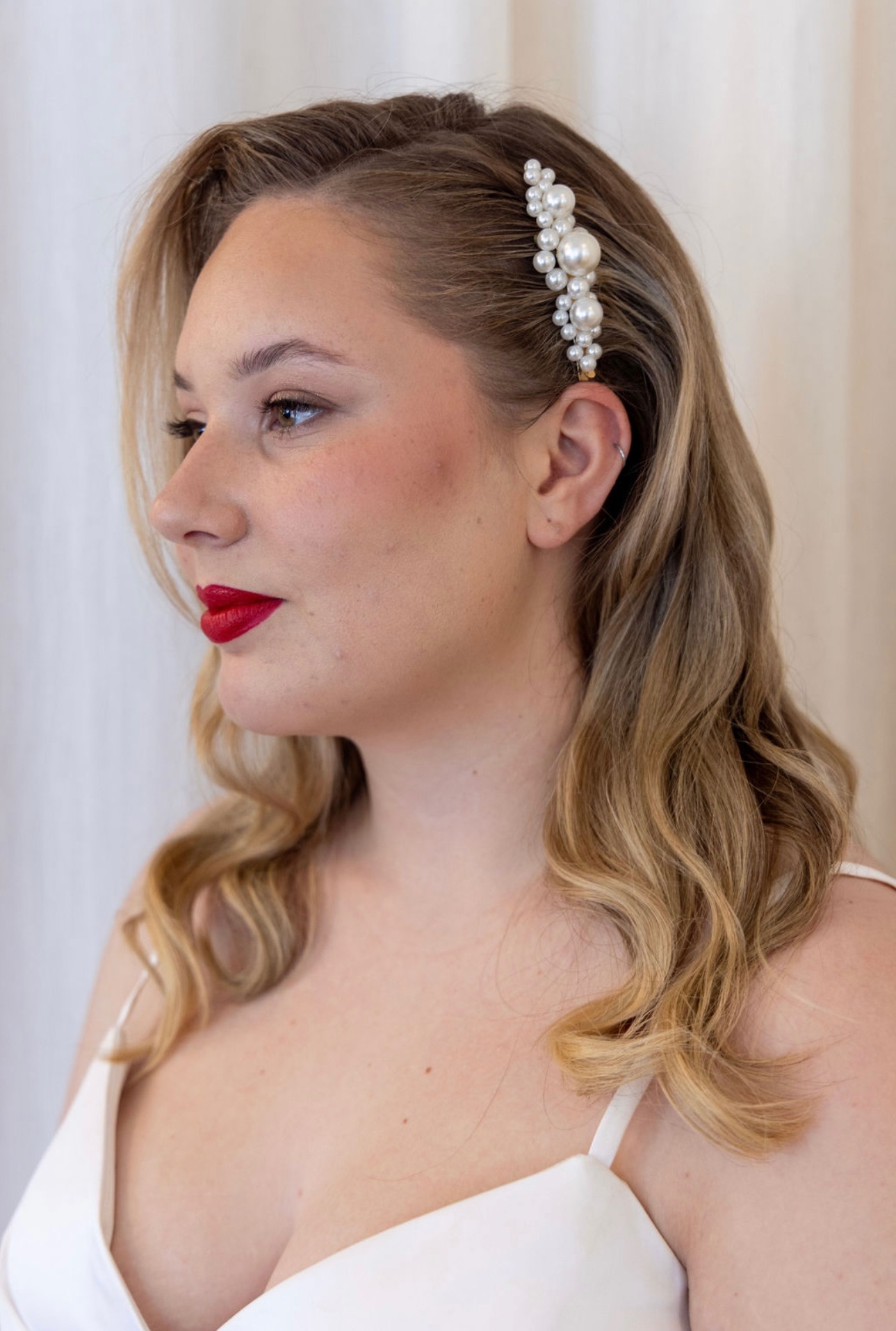 Wedding morning hair preparation at Salon Eve Geelong