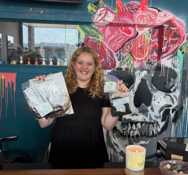 Ponytail donation program at Salon Eve Geelong