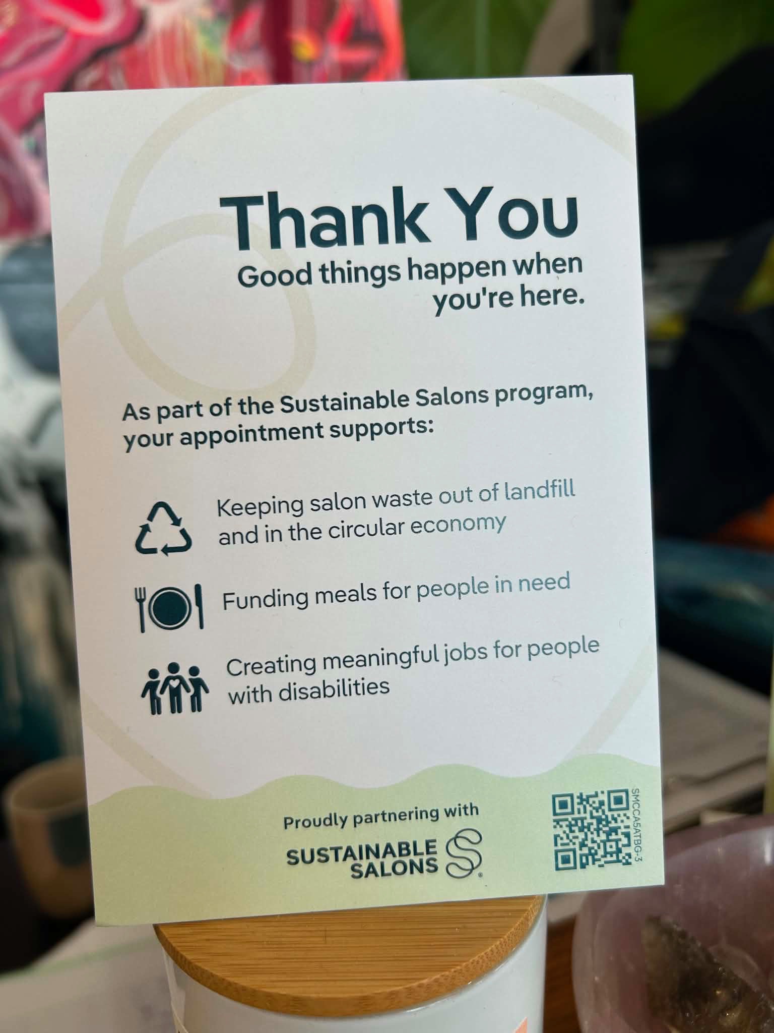 Thank you Geelong - Salon Eve sustainable salon