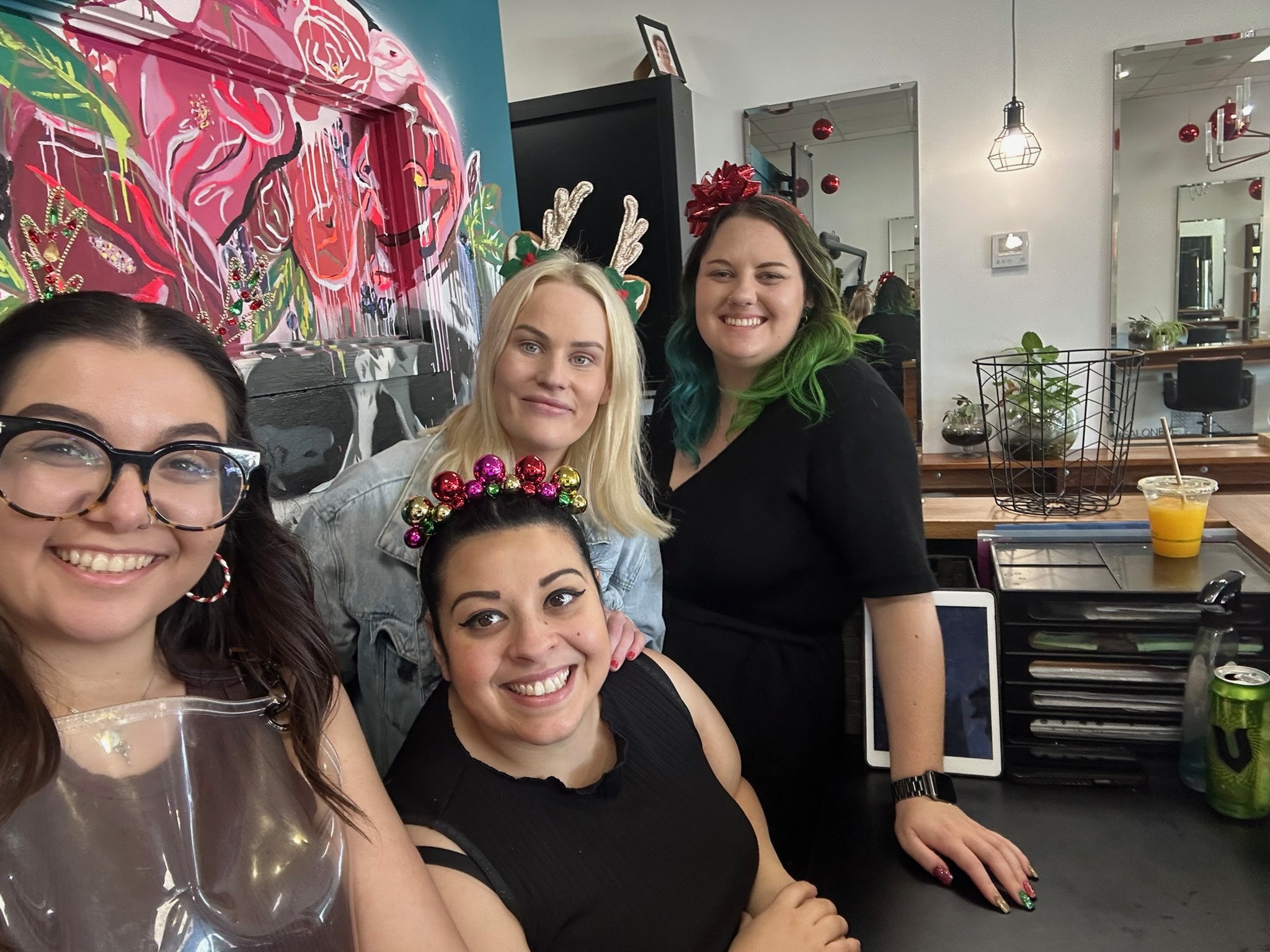 Christmas hair booking Geelong Salon Eve