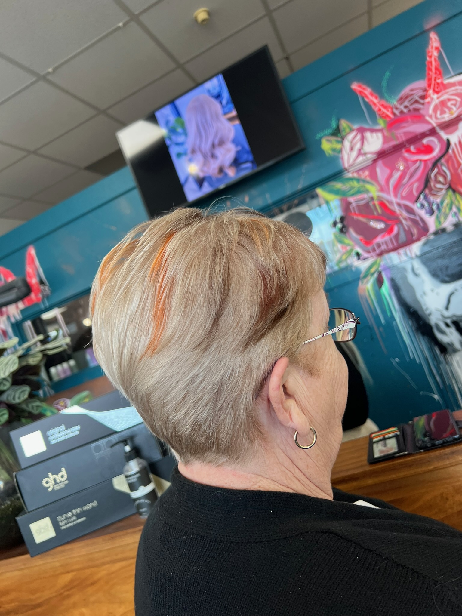 Christmas hair colour results Salon Eve Geelong