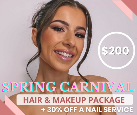 Spring racing hair and make up package deal