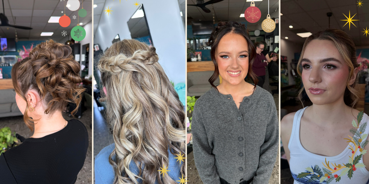 Christmas party hair and makeup Geelong - Salon Eve and Eyedo Beauty